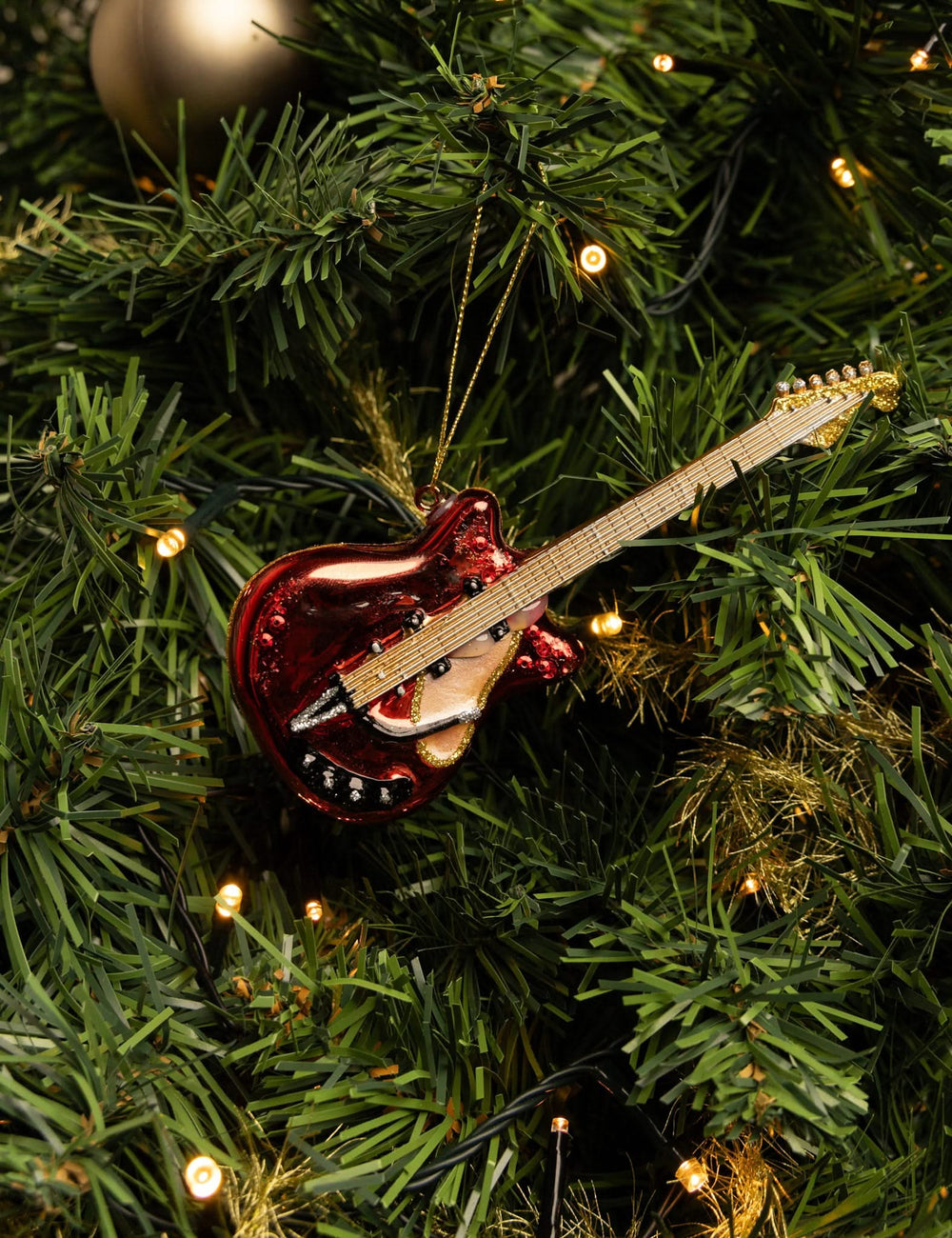 Boule de Noël Nordic Light Guitare 15 cm