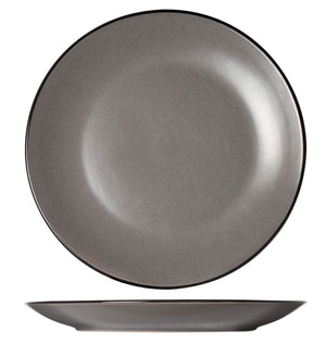 Ensemble d'assiettes Cosy & Trendy - de dîner - Speckle Gris - 27 cm - 6 pièces