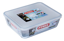 Plat à four en Pyrex - avec couvercle - Cuisiner et congeler - 25 x 19 x 8 cm / 2,6 litres