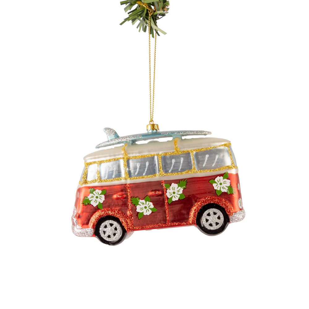 Boule de Noël Nordic Light VW T1 Bus 12 cm