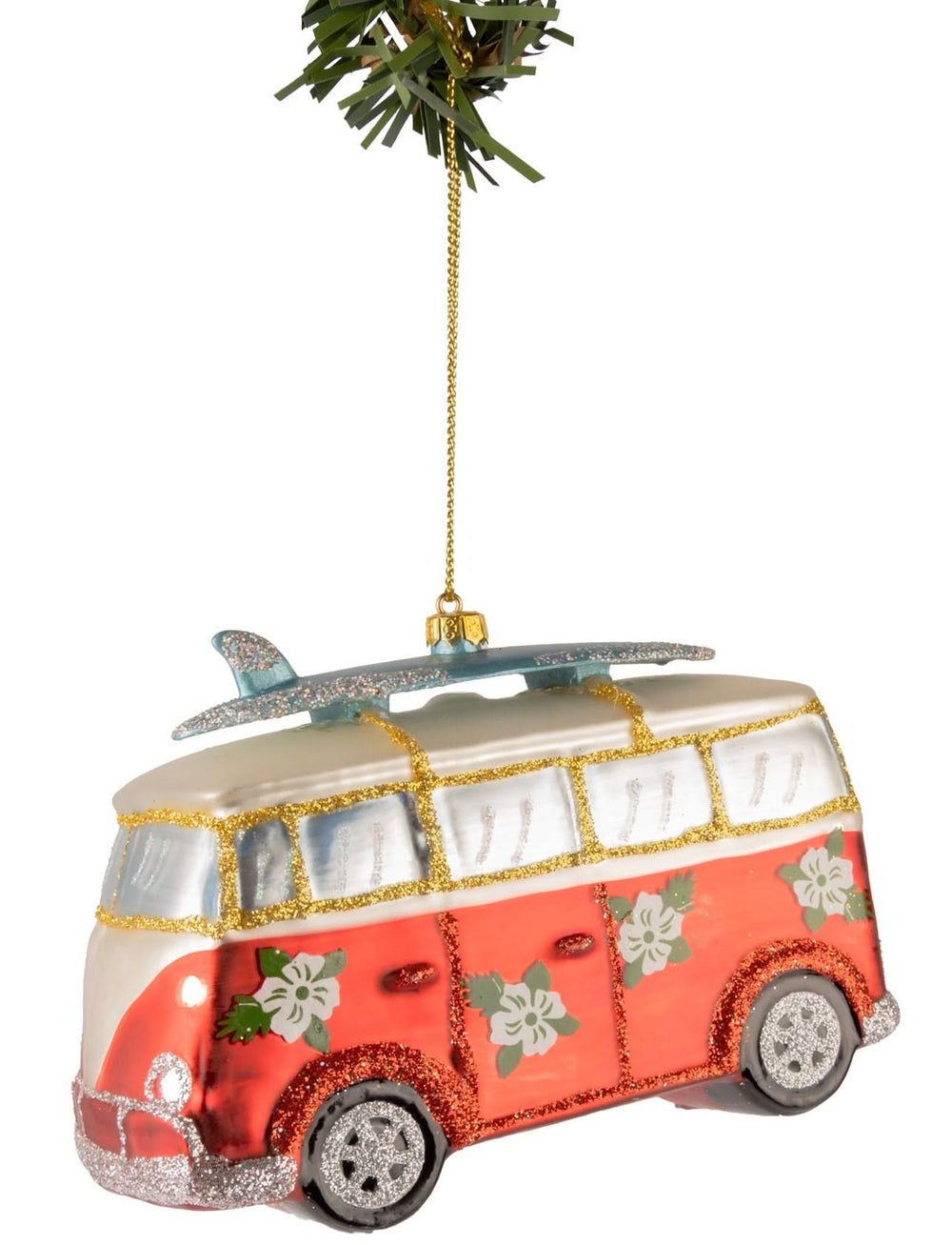 Boule de Noël Nordic Light VW T1 Bus 12 cm