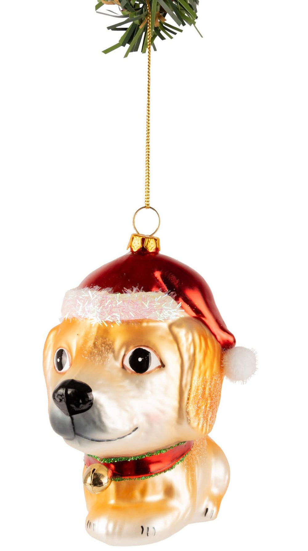 Boule de Noël Nordic Light Chien 13 cm