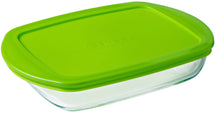 Plat à four en Pyrex - avec couvercle - Cook & Store - 28 x 20 x 5 cm / 1,6 litre