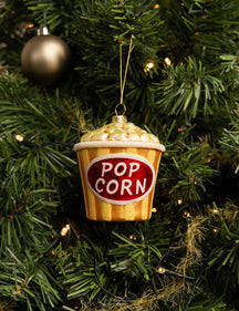 Boule de Noël Nordic Light Popcorn 9 cm