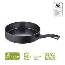 Poêle à frire Berndes B.Green - ø 24 cm / 3,1 litres - revêtement antiadhésif standard