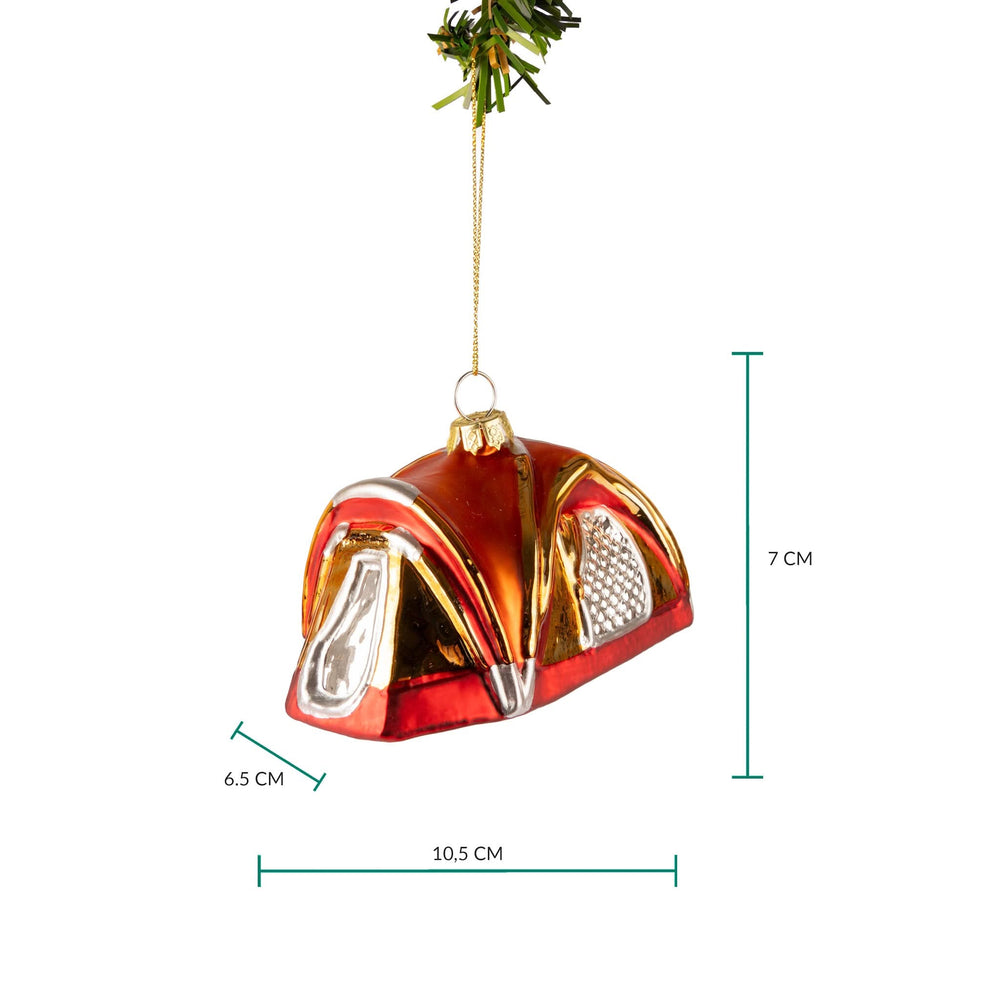 Boule de Noël Nordic Light Tente 10 cm