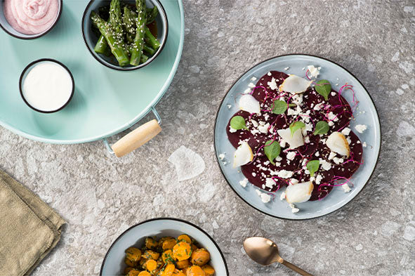 Assiettes de dîner Cosy & Trendy Ciel Bleu ø 27 cm - 4 pièces