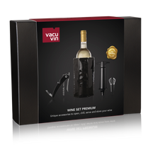 Ensemble de vin Vacu Vin Premium - Noir - 4 pièces