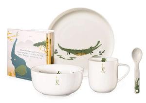 Ensemble de vaisselle ASA Selection - Service enfant - Croco - Ø21cm - 5 pièces