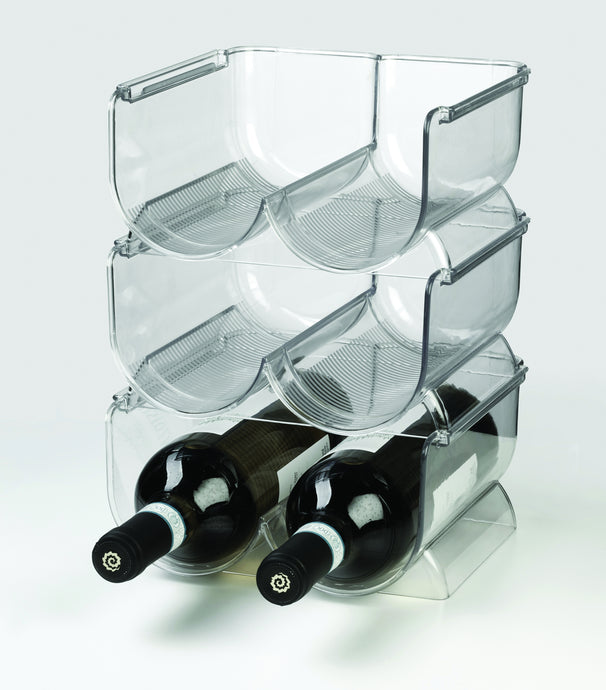 Porte-bouteilles Ghidini pour 2 bouteilles - Plastique - Empilable - Extensible