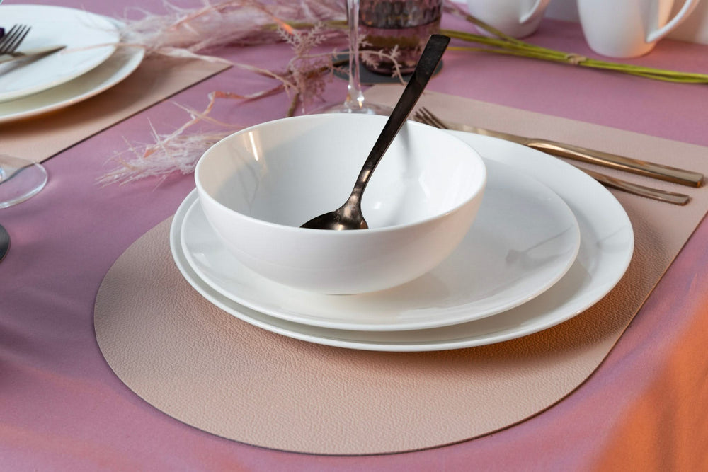 Assiettes de dîner Jay Hill Saba ø 27 cm - Porcelaine New Bone - 4 pièces