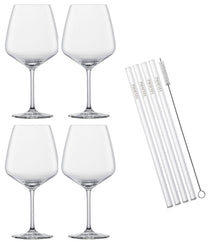 Verres à Gin Tonic Schott Zwiesel Taste 4 pièces - avec pailles et brosse