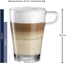 Verres à Latte Macchiato Leonardo Senso 350 ml - 6 pièces