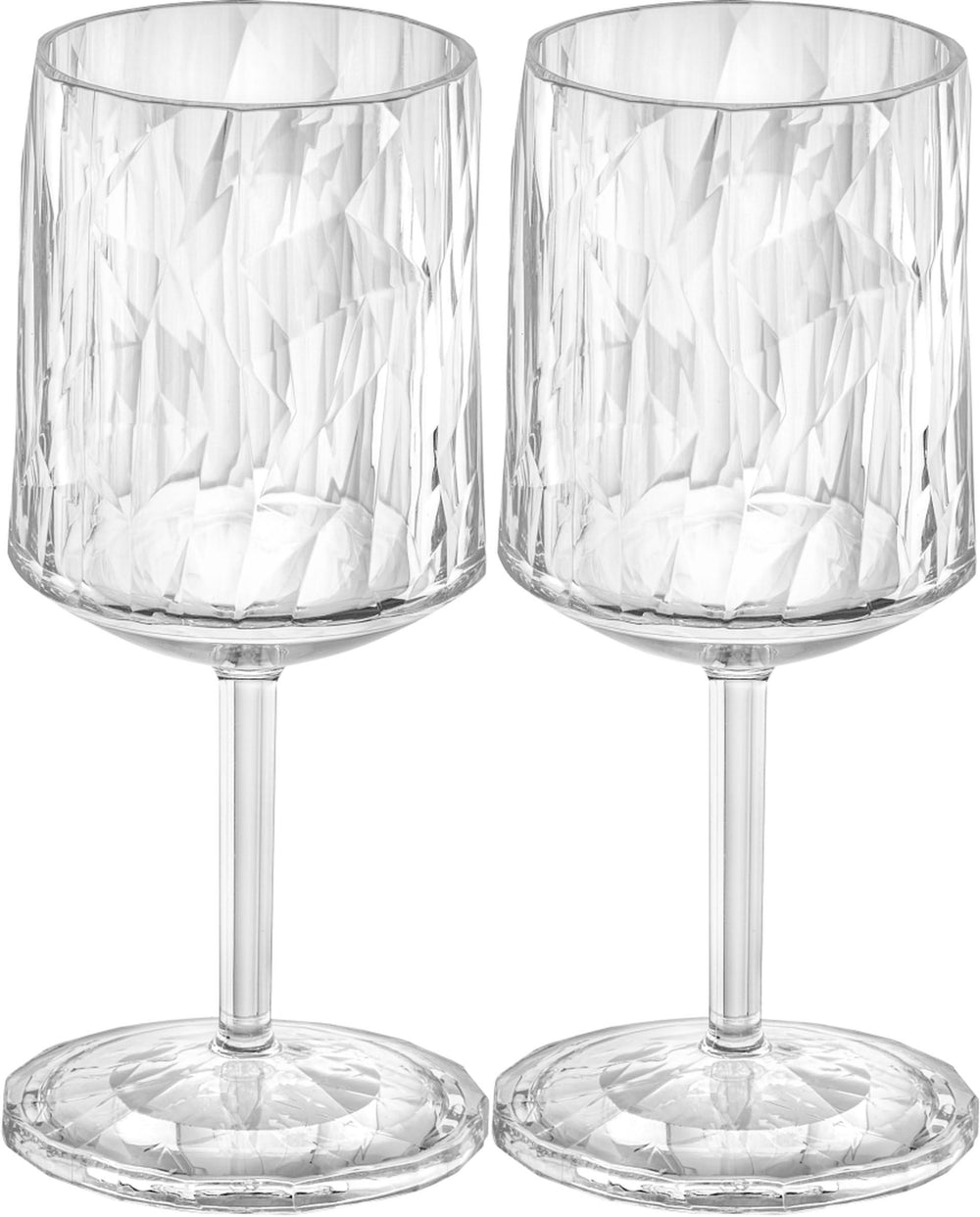 Verres à vin Koziol - incassables - Superglas - 200 ml - 2 pièces