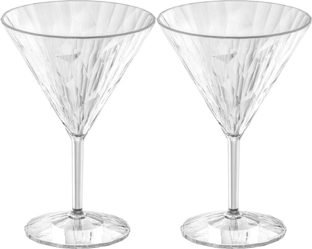 Verres à cocktail Koziol - incassables - Super verre - 250 ml - 2 pièces