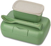 Boîte à lunch Koziol avec ensemble de couverts Candy Vert