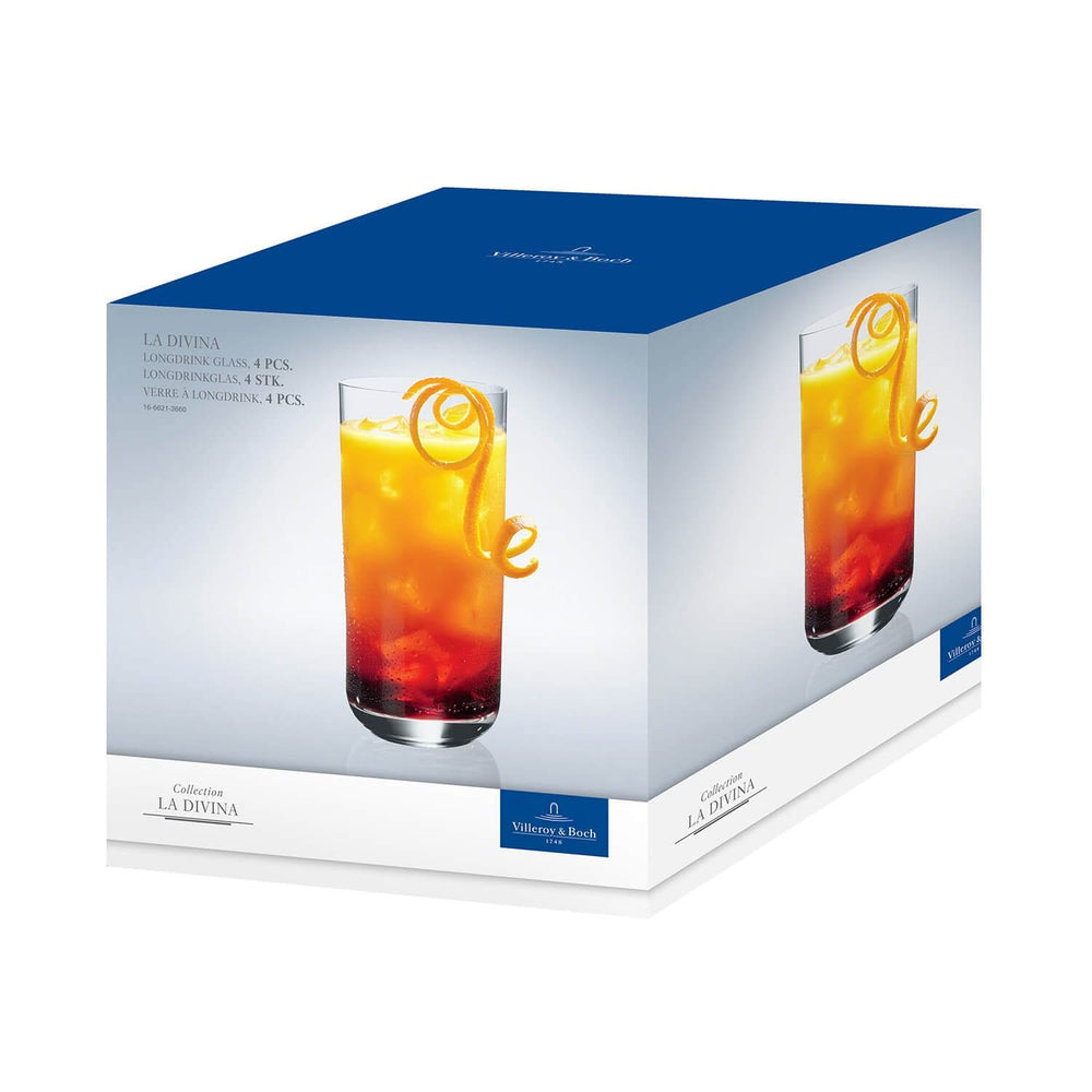 Verres long drink Villeroy & Boch La Divina - 440 ml - 4 pièces