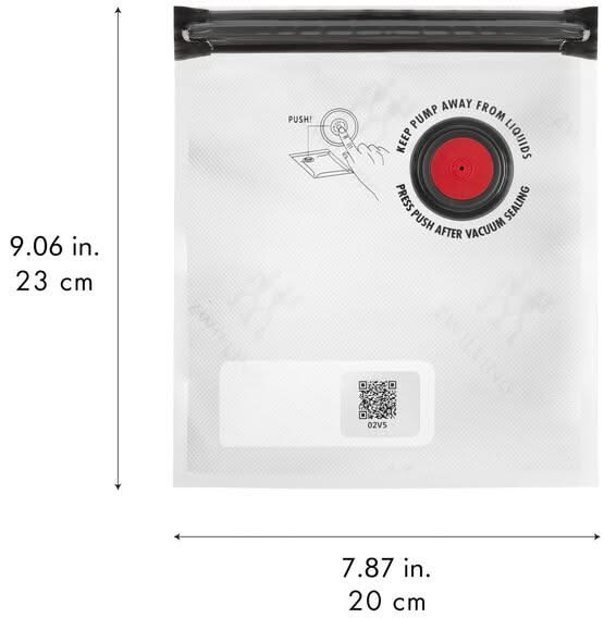 Sacs de mise sous vide Zwilling Fresh & Save 23 x 20 cm - 10 pièces