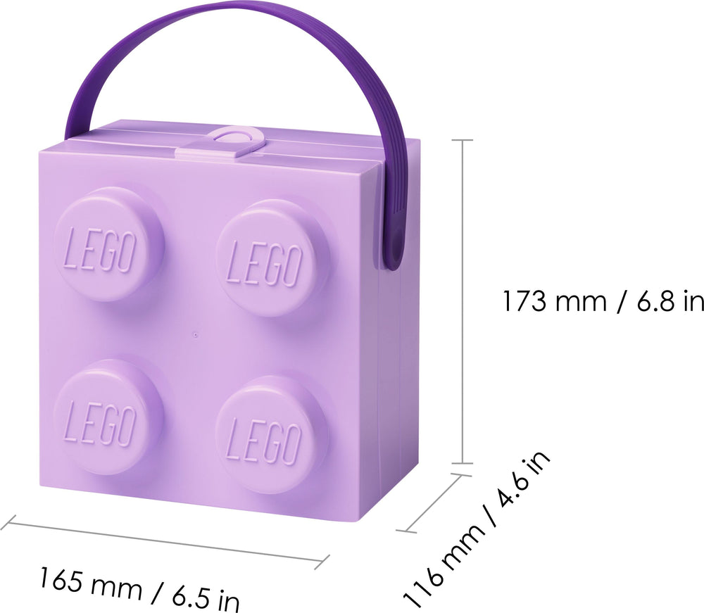 Boîte à lunch LEGO® Classic - avec poignée - Violet