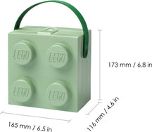 Boîte à lunch LEGO® Classic - avec poignée - Vert