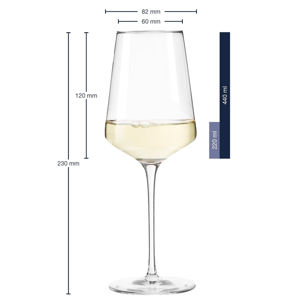 Verres à vin blanc Leonardo Puccini 400 ml - 6 pièces