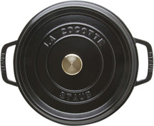 Cocotte en fonte Staub noire - ø 24 cm / 3,8 litres