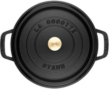 Cocotte en fonte Staub noire - ø 34 cm / 12,6 litres