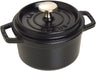 Cocotte en fonte Staub noire - ø 14 cm / 800 ml