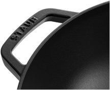 Poêle à wok Staub Noire - ø 30 cm / 4,4 litres - Revêtement antiadhésif émaillé