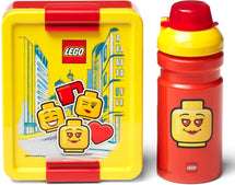 Ensemble repas LEGO® Classic Girls - Jaune/ Rouge