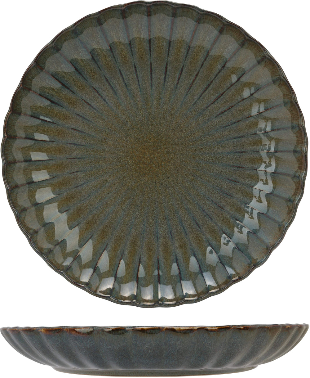 Cosy &amp; Trendy Assiette Plate Astera Gris Océan - ø 27,5 cm