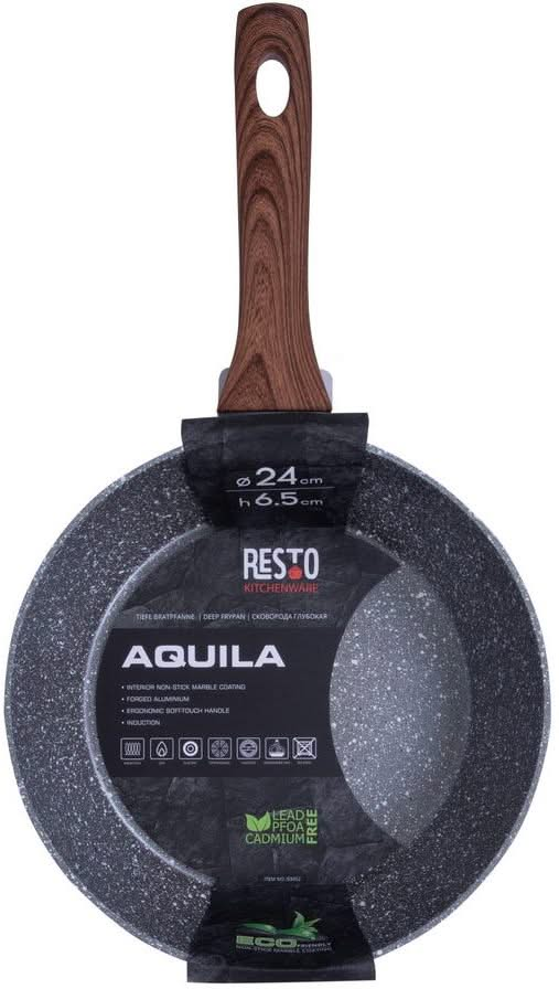 Poêle à frire Resto Kitchenware Aquila - ø 24 cm - Revêtement antiadhésif standard