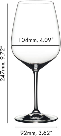 Verres à vin rouge Riedel Extreme - Cabernet - 2 pièces