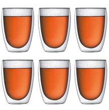 Verre à café et à thé Bodum Pavina à double paroi - Valve brevetée - 350 ml - 6 pièces
