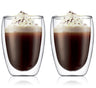 Verre à café et à thé double paroi Bodum Pavina - Valve brevetée - 320 ml - 2 pièces