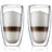 Verre à latte macchiato double paroi Bodum Pavina - Valve brevetée - 450 ml - 2 pièces