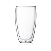 Verre à latte macchiato Bodum à double paroi Pavina - Valve brevetée - 450 ml - 6 pièces