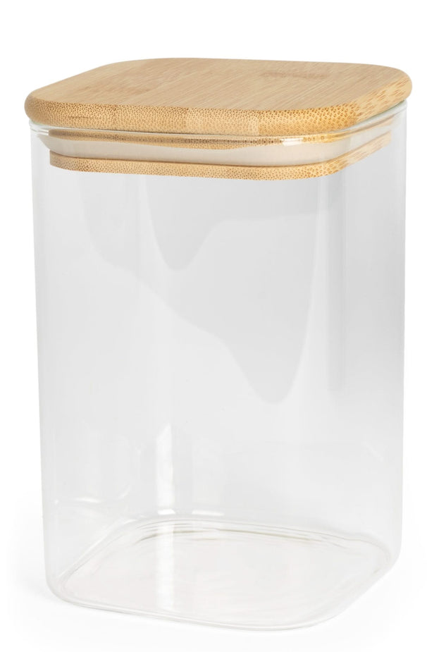 Pot de Conservation Sareva - Verre / Bambou - 1,1 litre