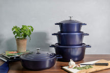 Cocotte MasterClass Bleue - ø 28 cm / 4 Litres - Revêtement antiadhésif standard