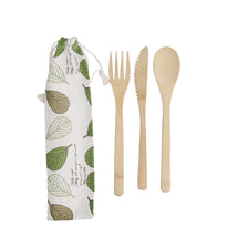 Set de couverts bamboo élements naturels 3 pièces KitchenCraft