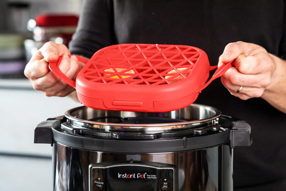 Pince de grill Instant Pot - en silicone - pliable - pour friteuse à air chaud