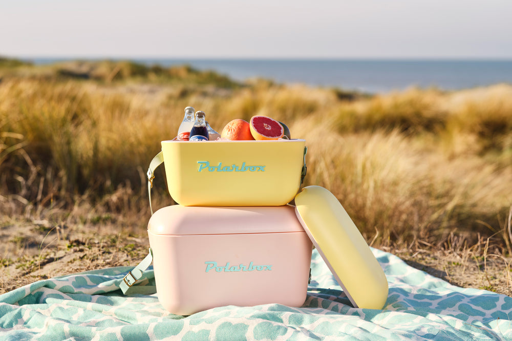 Polarbox Glacière avec bandoulière - Jaune Cyan - 20 Litres
