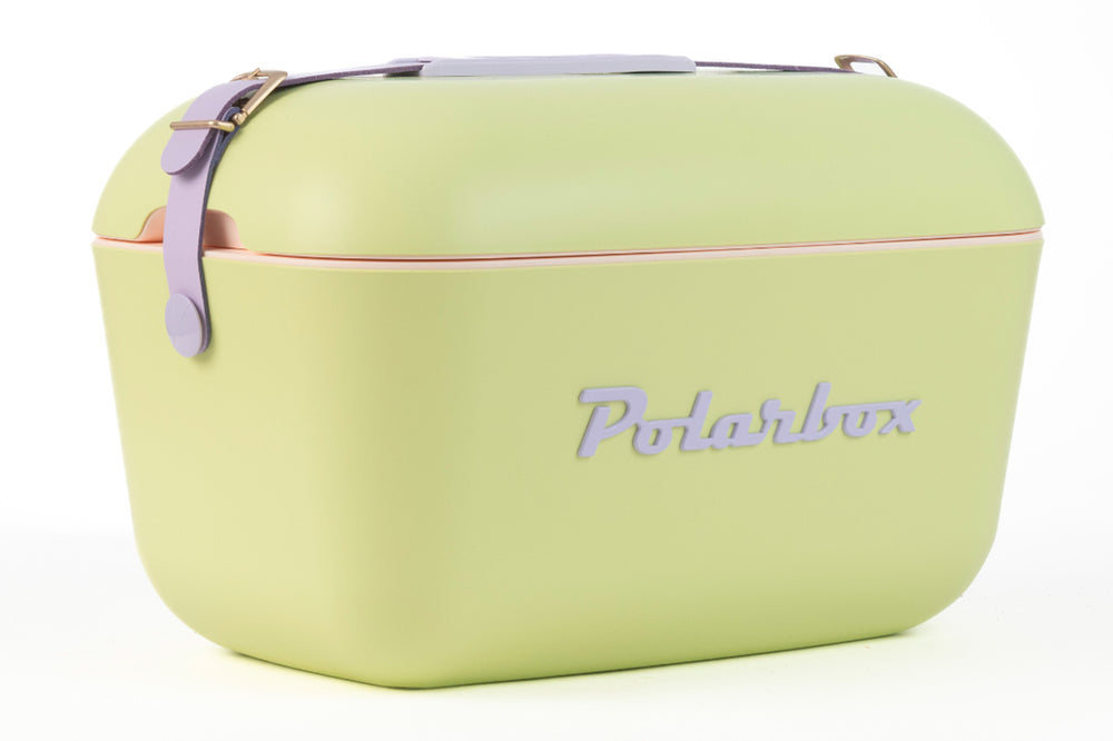 Polarbox Glacière avec bandoulière - Lime Lilac - 12 Litres