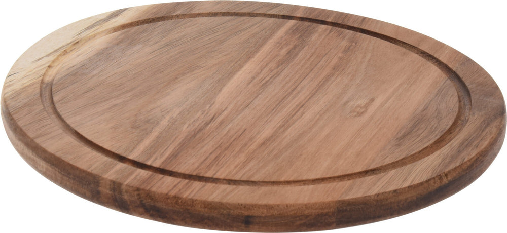 Snijplank Hout Acacia Ø 25 cm - Met Sapgeul - Keuken Snijden - Cookinglife