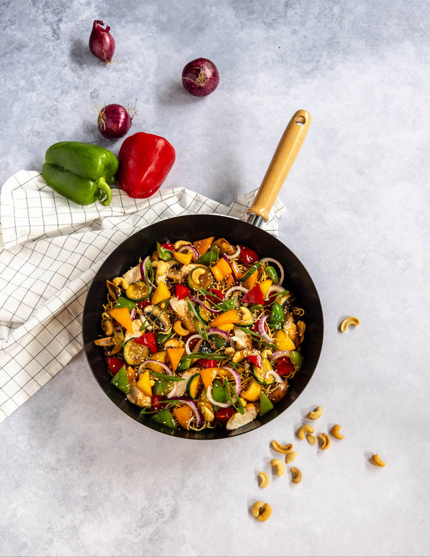 Wokpan Cookinglife Asia - Revêtement antiadhésif en céramique - ø 30 cm