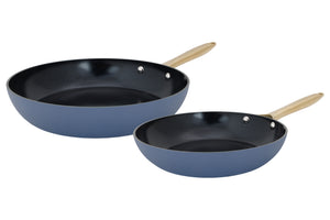 Ensemble de poêles Cookinglife - Poêles à frire - Style - Ø24 & 28 cm - 2 pièces
