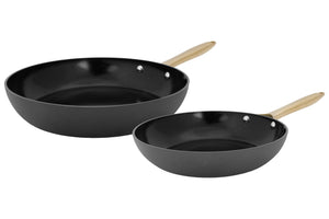 Ensemble de poêles Cookinglife - Poêles à frire - Style - Ø 24/28 cm - 2 pièces