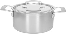 Casserole Demeyere avec couvercle Industry 5 - ø 24 cm / 5.2 Litres