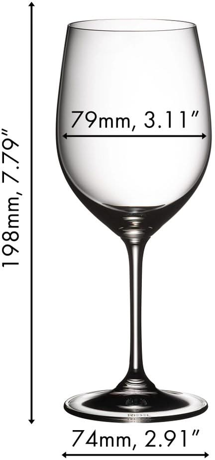 Verres à vin blanc Riedel Vinum - Viognier / Chardonnay - 2 pièces