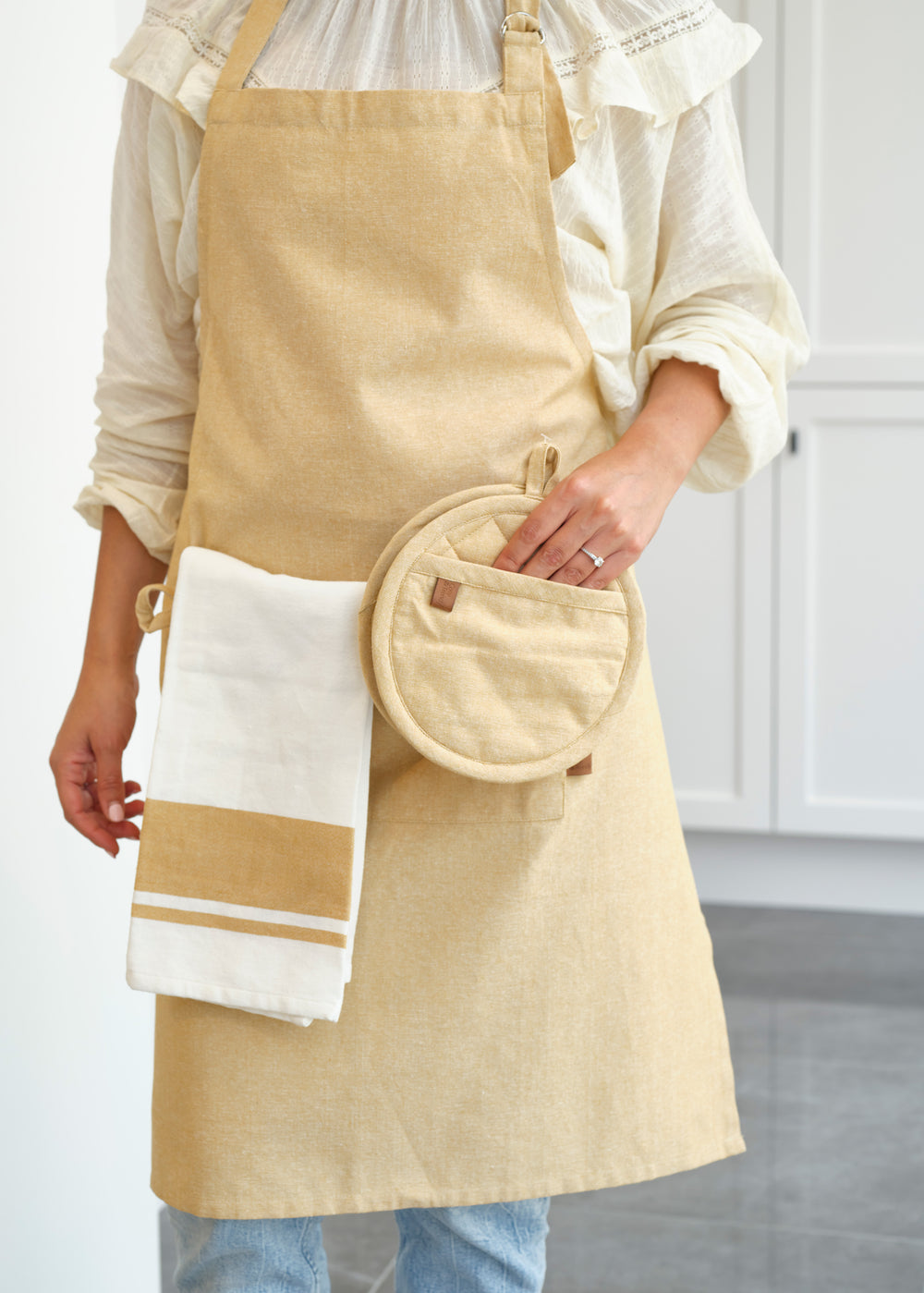 Manique Cosy & Trendy Stoff Amber Gold